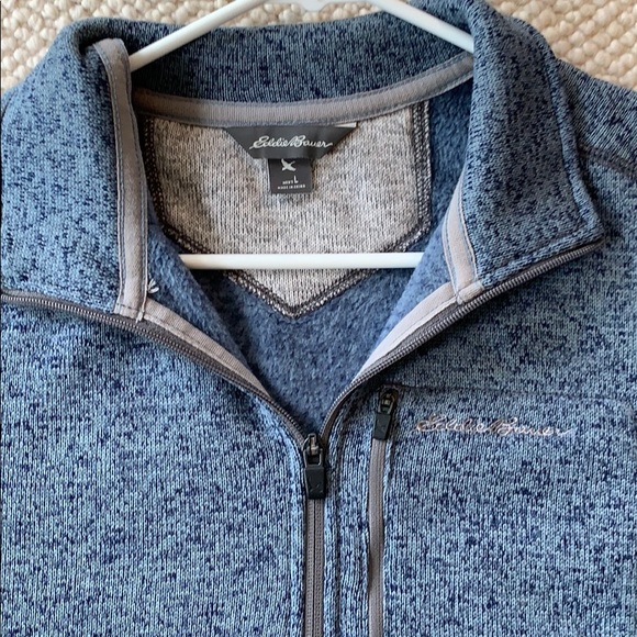 L Eddie Bauer Quarter Zip - Picture 2 of 2